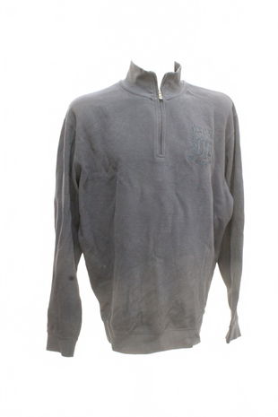 Pánská mikina Genesis bez potisku, barva modrá, velikost L