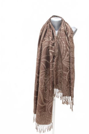 Dámská šála Genesis, barva vzorovaná