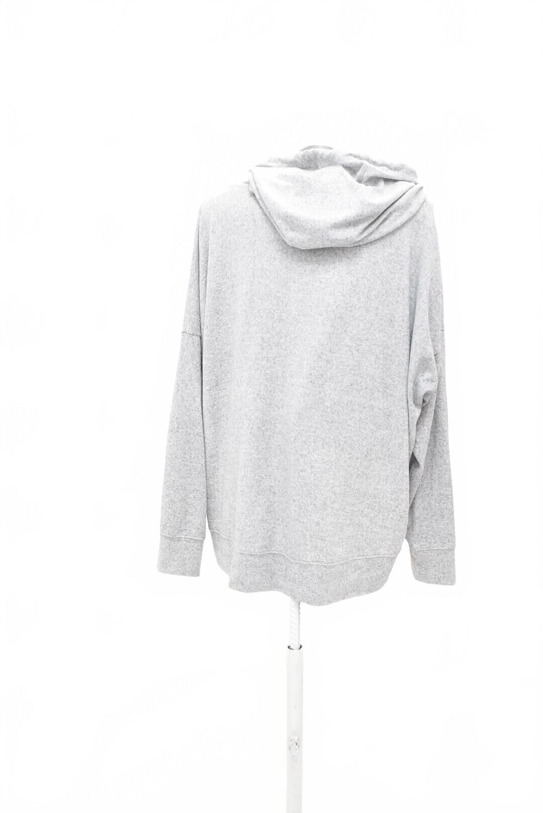 Dámská mikina F&F bez potisku, barva šedá, velikost 50