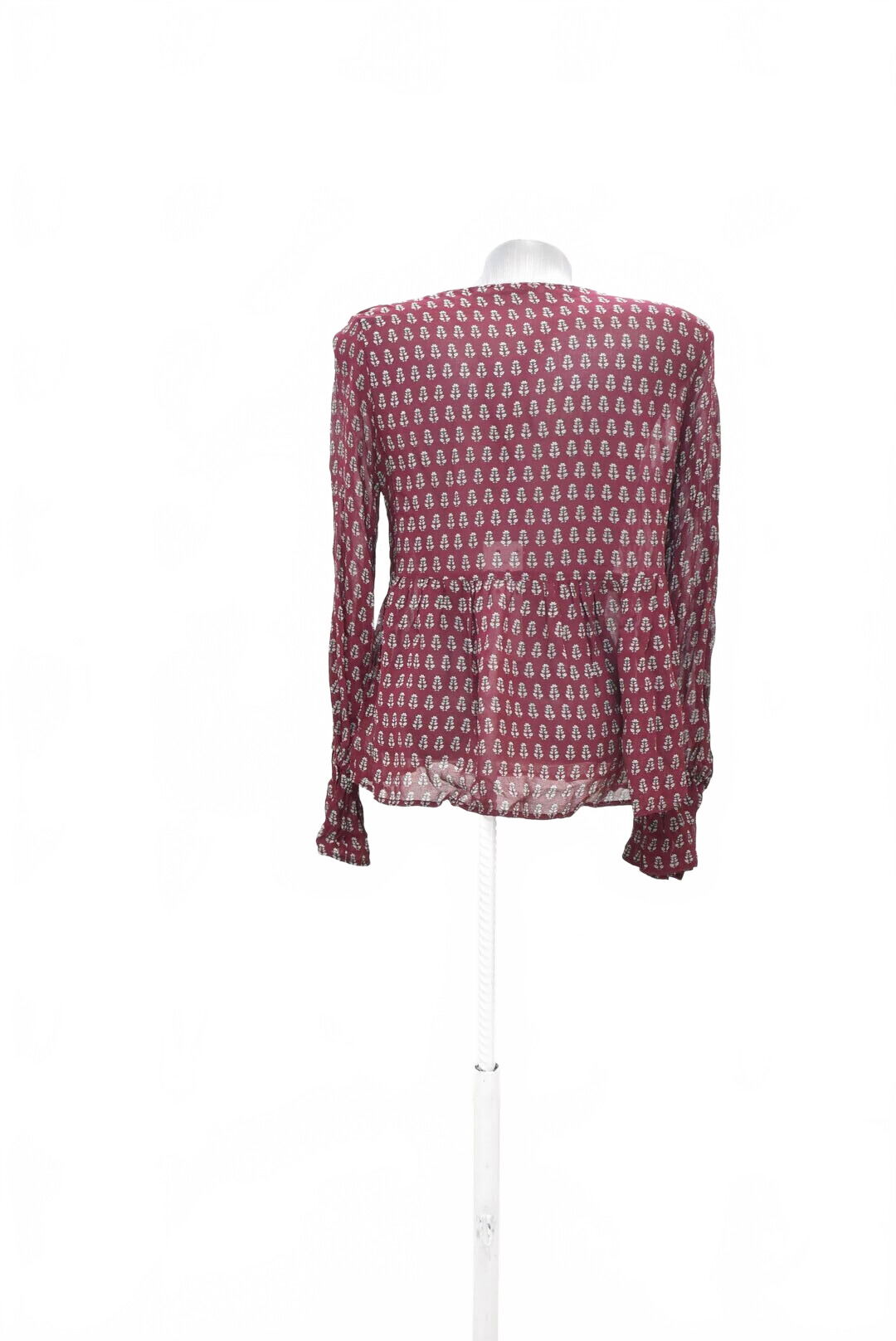 Dámske tričko Mango bez potlače, farba vzorovaná, veľkosť XS