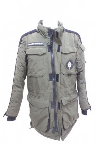 Pánská zimní bunda Black Squad, barva zelená, velikost M