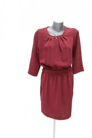 Dámske šaty Mango, farba červená, veľkosť M