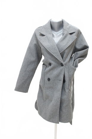 Dámsky zimný kabát Sinsay, farba sivá, veľkosť XS