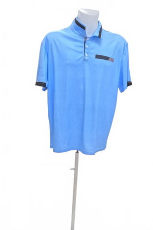 Pánské tričko Genesis bez potisku, barva modrá, velikost XL