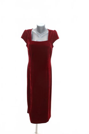 Dámske šaty Marks & Spencer, farba červená, veľkosť 42