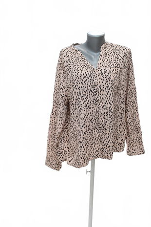 Dámské tričko Reserved bez potisku, barva vzorovaná, velikost 46