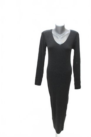 Dámske šaty H&M, farba sivá, veľkosť M