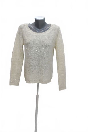 Dámsky sveter Yessica, farba béžová, veľkosť S