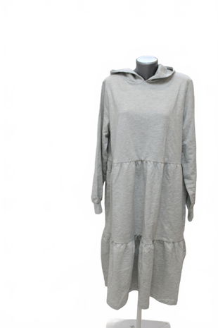 Dámske šaty Bonprix, farba sivá, veľkosť 44