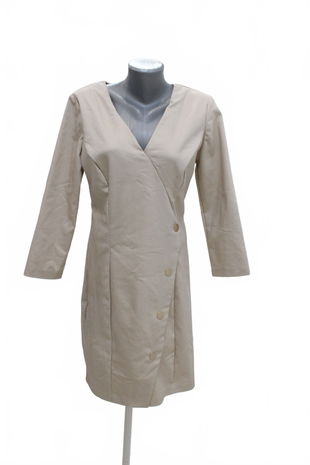 Dámske šaty Mohito, farba béžová, veľkosť 42