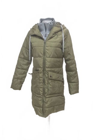 Dámska zimná bunda Gate, farba khaki, veľkosť S