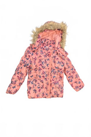 Dievčenská zimná bunda Cherokee, farba kvetovaná, veľkosť 116