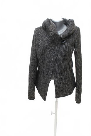 Dámsky kabát Ann Christine, farba vzorovaná, veľkosť 36