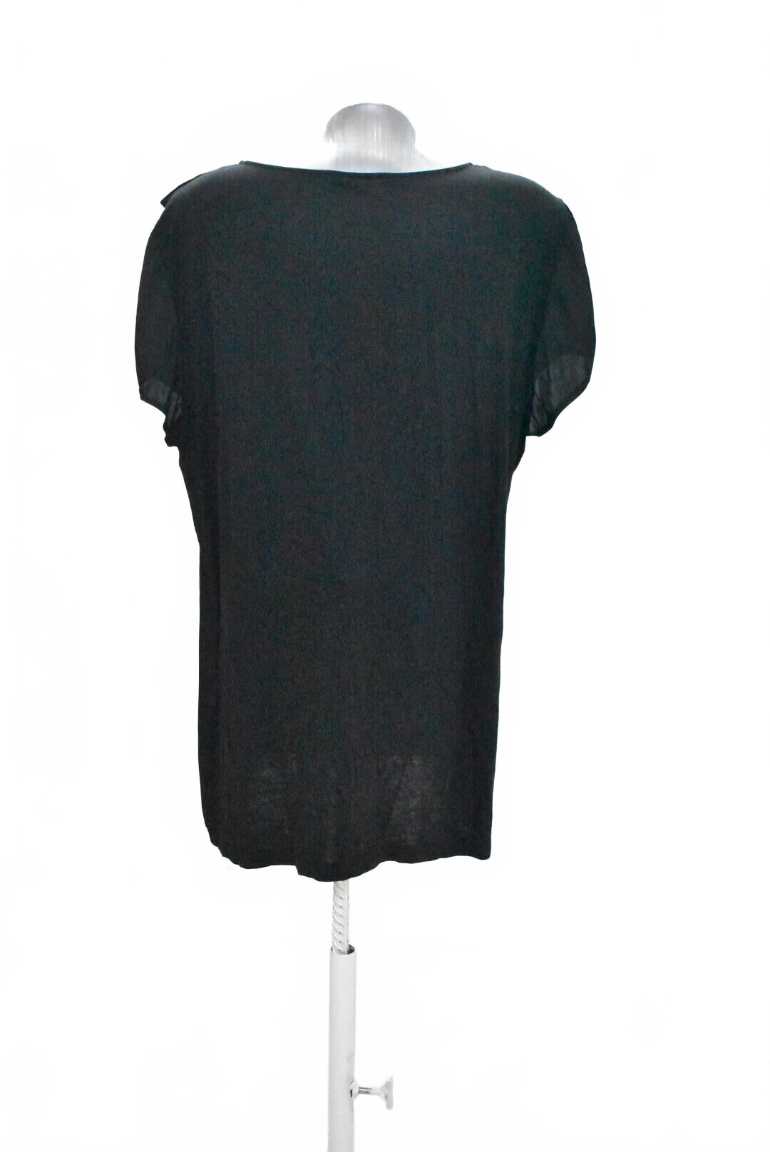 Dámske tričko Bonita bez potlače, farba čierna, veľkosť 44