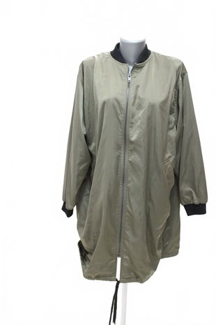 Dámska bunda Mango, farba khaki, veľkosť L