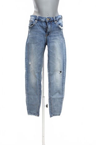 Dámske nohavice Stradivarius, farba denim, veľkosť 40