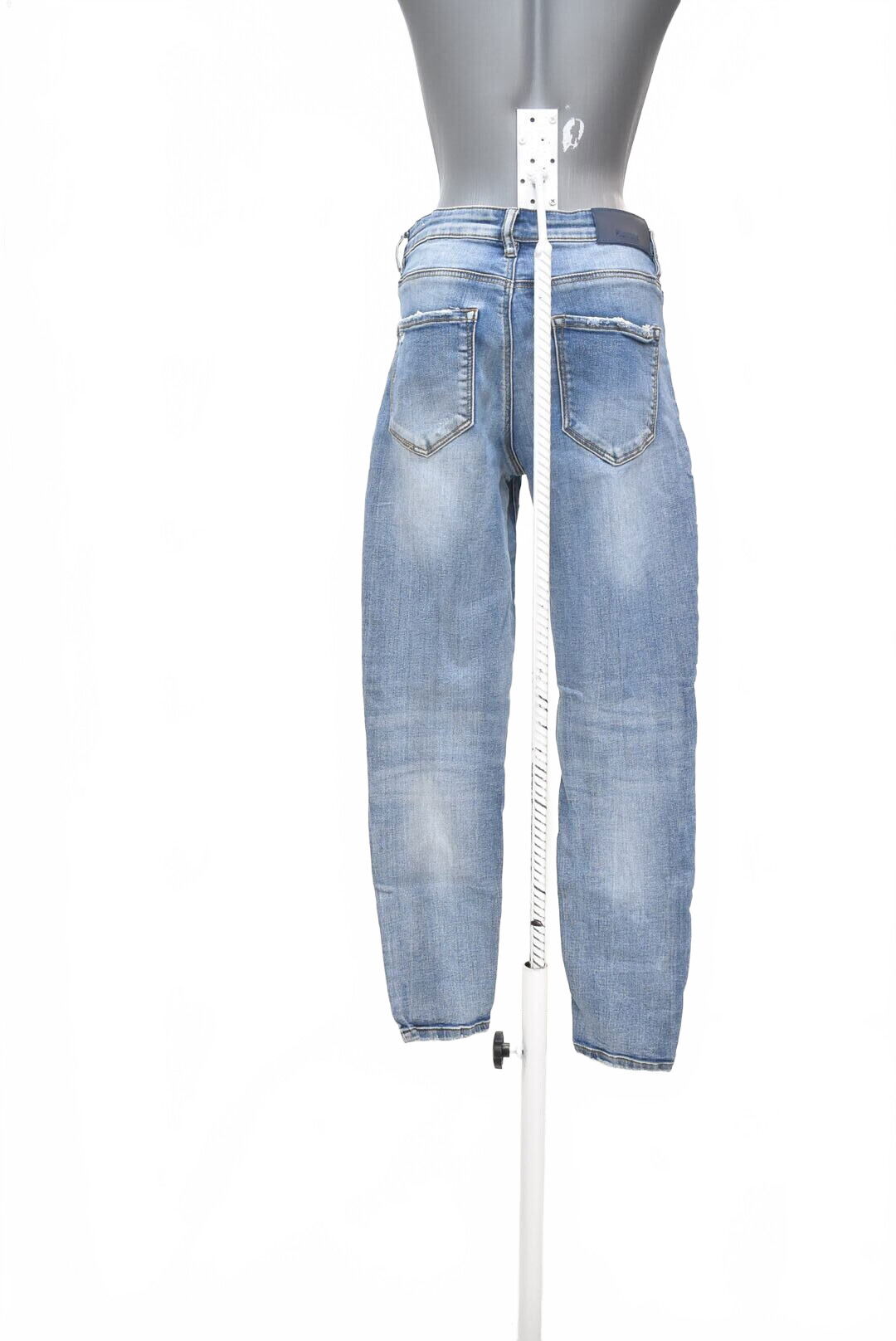 Dámske nohavice Stradivarius, farba denim, veľkosť 40