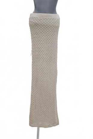 Dámska sukňa Amisu, farba béžová, veľkosť 38