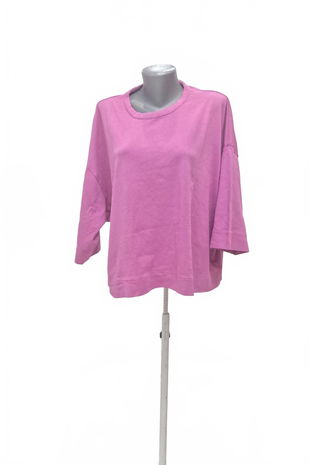 Dámské tričko C&A bez potisku, barva růžová, velikost XL