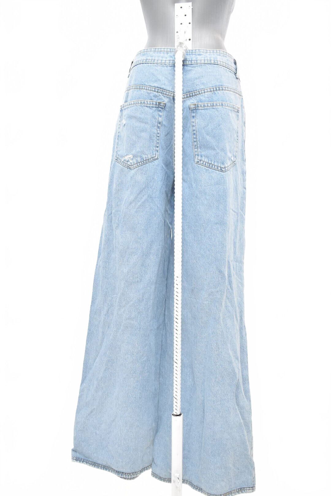 Dámske nohavice Cropp, farba denim, veľkosť 40