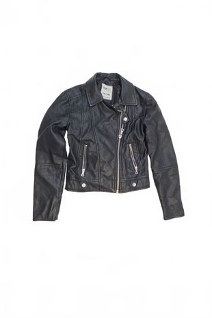 Dievčenská bunda Page One, farba čierna, veľkosť 134