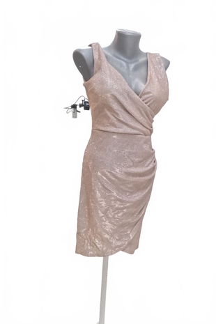 Dámske šaty New Collection, farba zlatá, veľkosť S