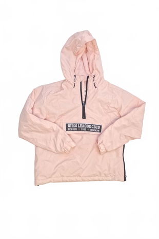 Dievčenská bunda Page One, farba ružová, veľkosť 146