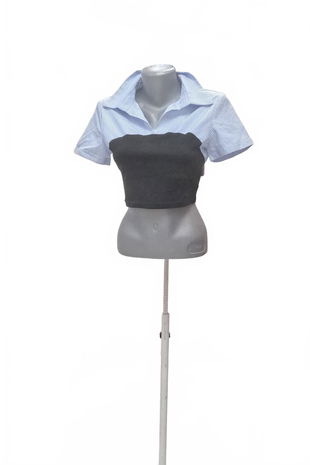 Dámske tričko Shein bez potlače, farba viacfarebná, veľkosť 36