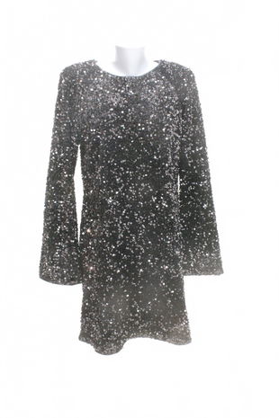 Dámske šaty H&M, farba čierna, veľkosť L