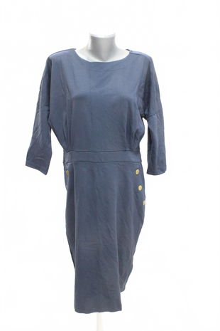 Dámske šaty Esmara, farba modrá, veľkosť M
