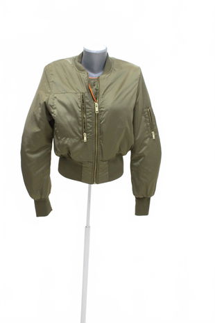 Dámska bunda H&M, farba khaki, veľkosť 36