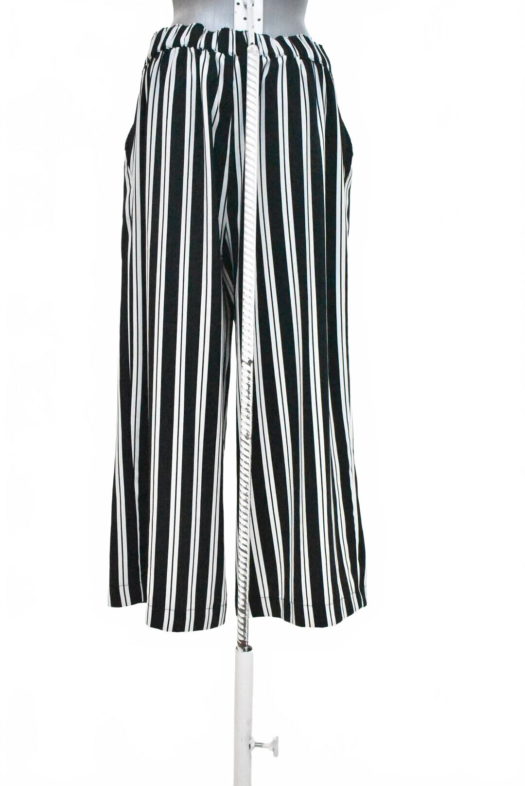 Dámske nohavice New Look, farba pruhovaná, veľkosť L