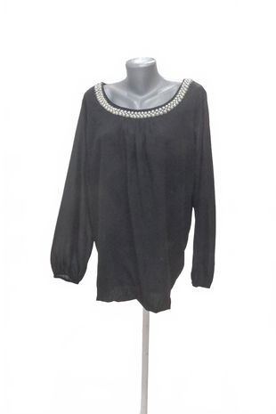 Dámská halenka Maxi Blue, barva černá, velikost 46