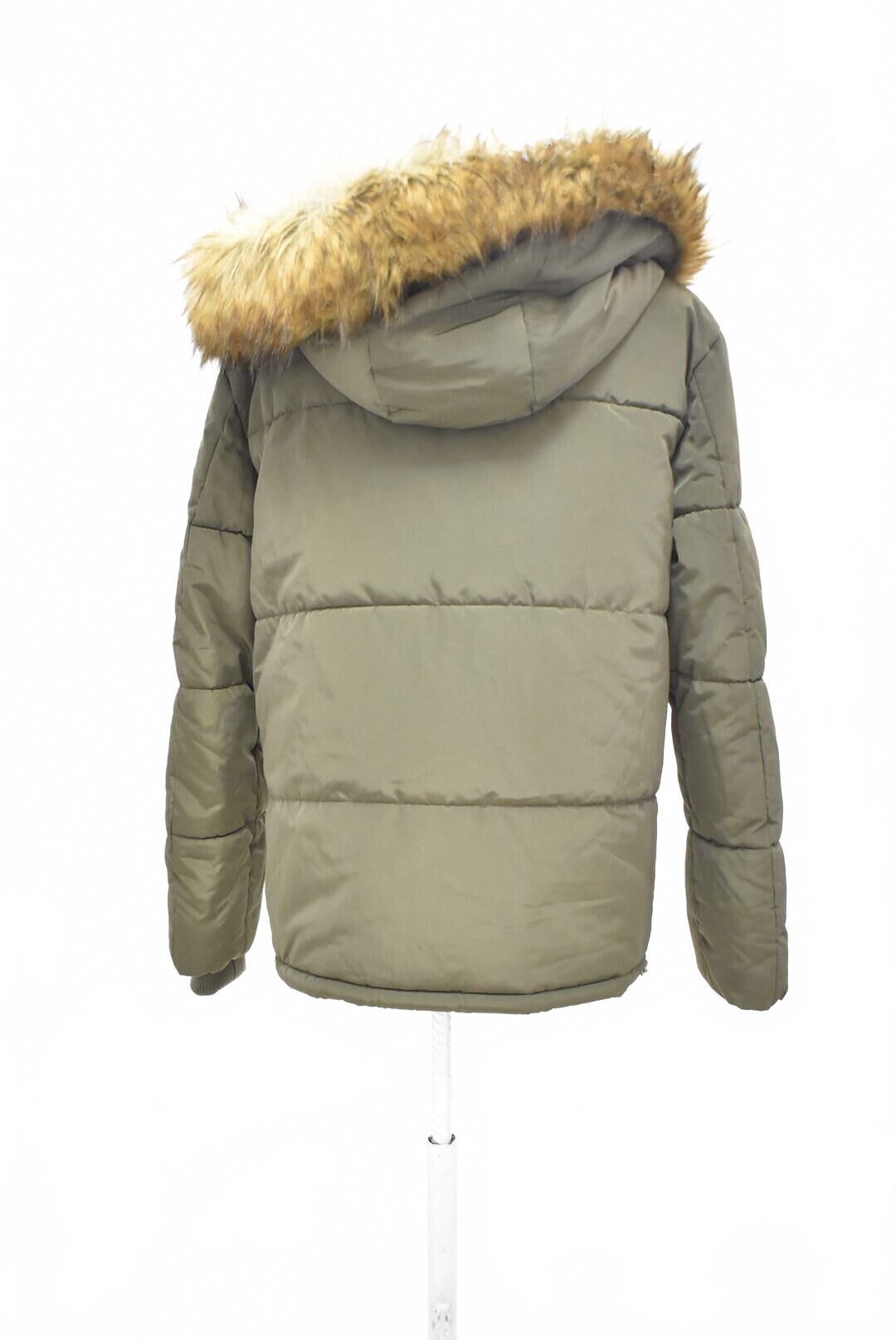 Dámska zimná bunda F&F, farba khaki, veľkosť 42