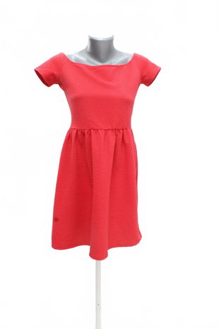 Dámske šaty Bershka, farba červená, veľkosť L