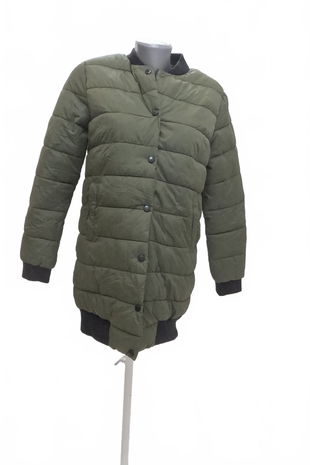 Dievčenská zimná bunda New Look, farba khaki, veľkosť 158