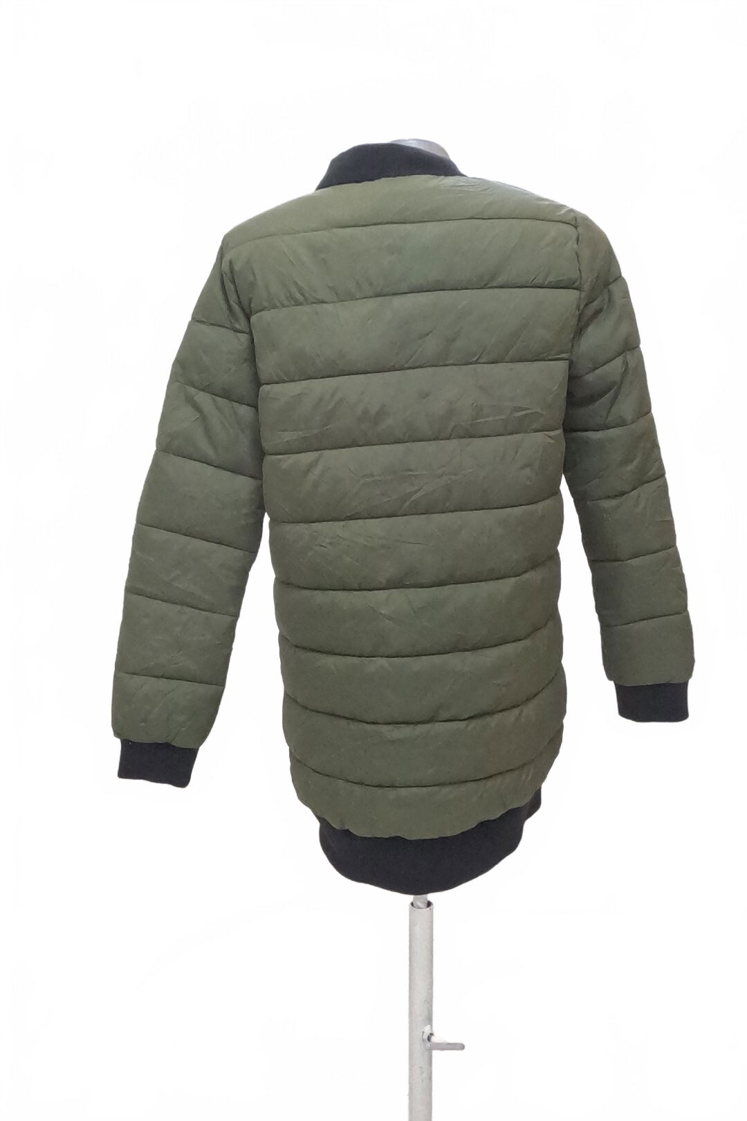 Dievčenská zimná bunda New Look, farba khaki, veľkosť 158