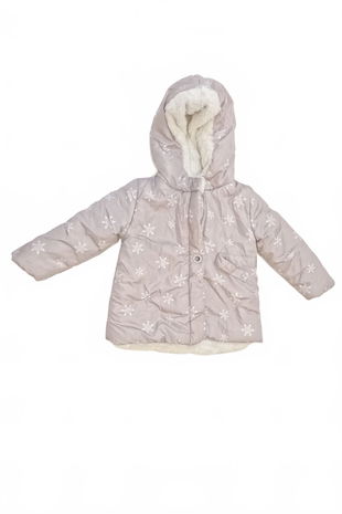 Dievčenská zimná bunda Genesis, farba sivá, veľkosť 92