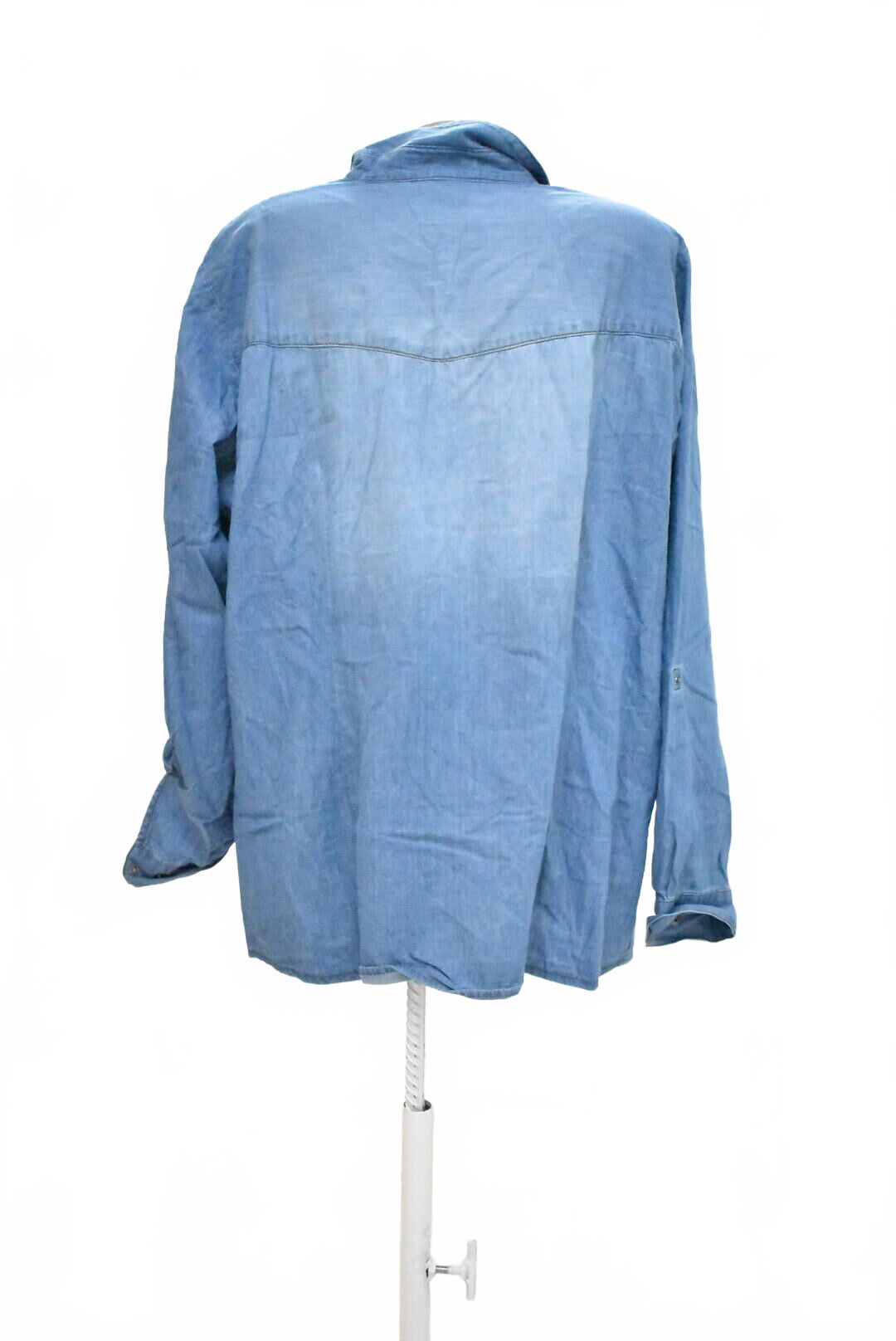 Dámská halenka John Baner, barva denim, velikost 48