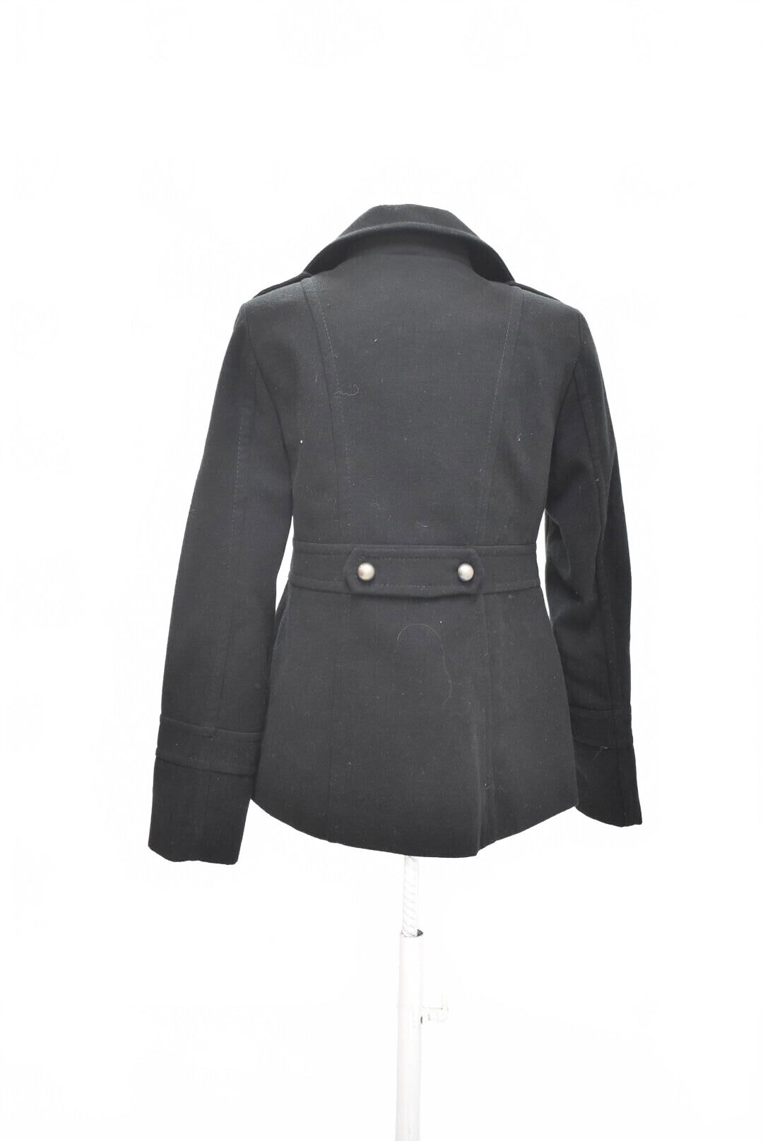 Dámsky kabát Amisu, farba čierna, veľkosť 38