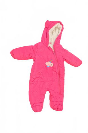 Dievčenská zimná kombinéza Genesis, farba ružová, veľkosť 74