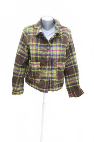 Dámsky kabát Page One, farba vzorovaná, veľkosť 40