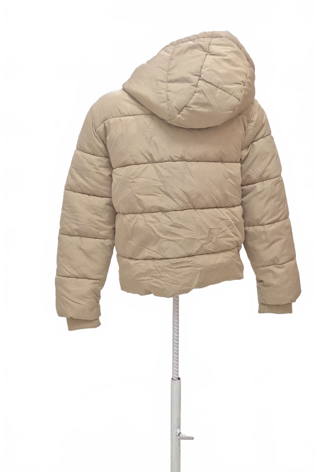 Dámska zimná bunda Pieces, farba béžová, veľkosť M