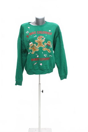 Dámska mikina Clockhouse / Ckh s potlačou, farba zelená, veľkosť L