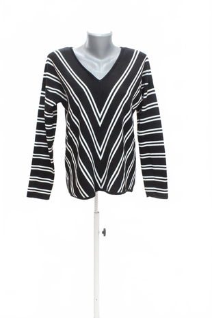 Dámsky sveter Bodyflirt, farba pruhovaná, veľkosť L