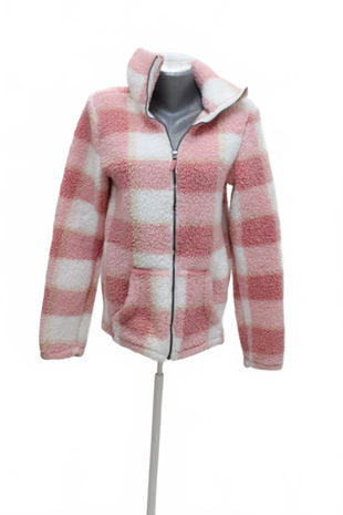 Dievčenská mikina Page One bez potlače, farba vzorovaná, veľkosť 170