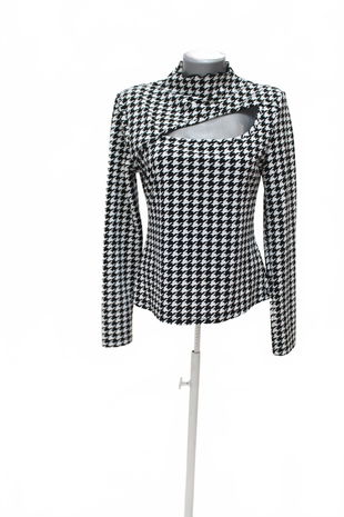 Dámské tričko Shein bez potisku, barva vzorovaná, velikost XL