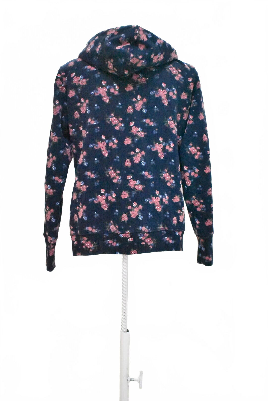 Dámská mikina Superdry bez potisku, barva květovaná, velikost XL