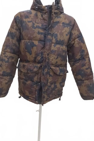 Pánská zimní bunda Fsbn, barva zvířecí vzory, velikost S