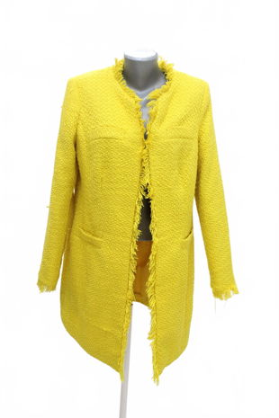 Dámsky kabát Bpc Bonprix Collection, farba žltá, veľkosť 44